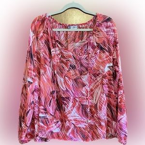 Jennifer Lopez Cold Shoulder Blouse